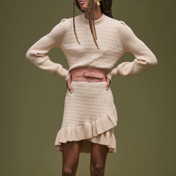 Anthropologie Flat White Dress - Picture 1 of 3